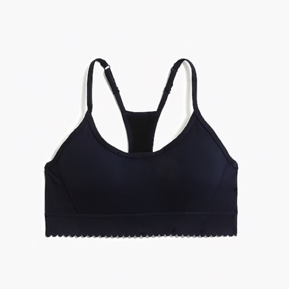 New Balance for J. Crew Scalloped Sports Bra